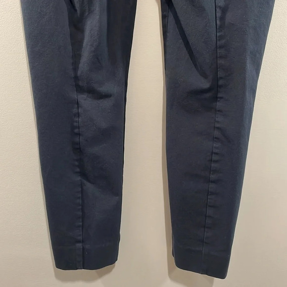 Everlane The Side Zip Stretch Cotton Pant Black 8 - Picture 6 of 14